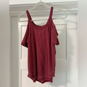 Z Supply Cold Shoulder Tee M